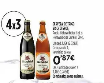 Fotoprix Cerveza De Trigo Bischofshof oferta