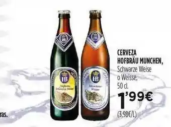 Fotoprix Cerveza Hofbräu Munchen 50cl oferta