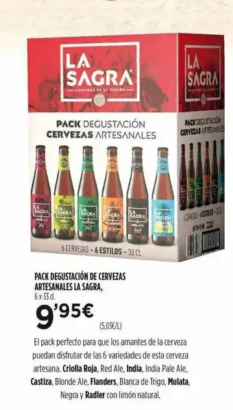 Fotoprix Pack Degustacion De Cervezas Artesanales La Sagra 6 x 33cl oferta