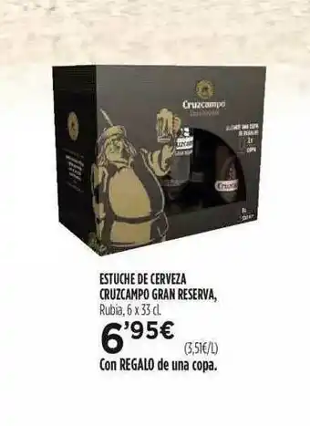 Fotoprix Estuche De Cerveza Cruzcampo Gran Reserva 6 x 33cl oferta