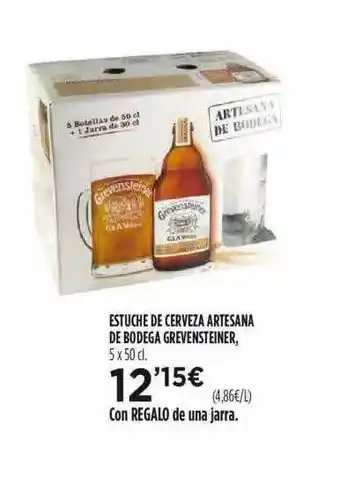 Fotoprix Estuche De Cerveza Artesana De Bodega Grevensteiner 5 x 50cl oferta