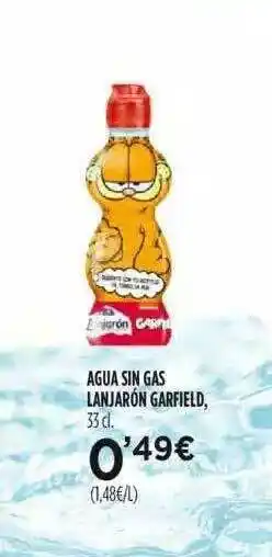 Fotoprix Agua Sin Gas Lanjaron Garfield 33cl oferta