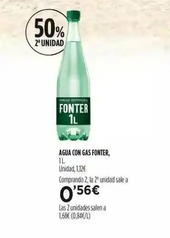 Fotoprix Agua Con Gas Fonter 1L oferta