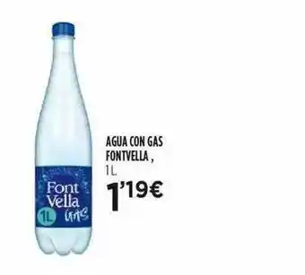 Fotoprix Agua Con Gas Fontvella 1L oferta