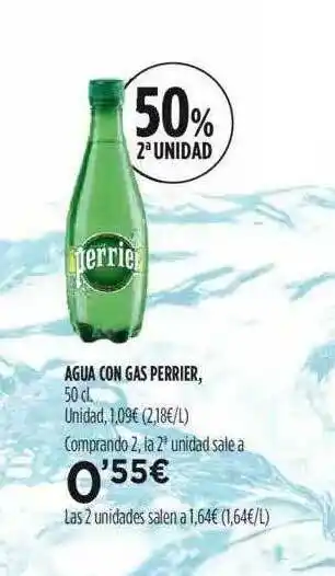 Fotoprix Agua Con Gas Perrier 50cl oferta