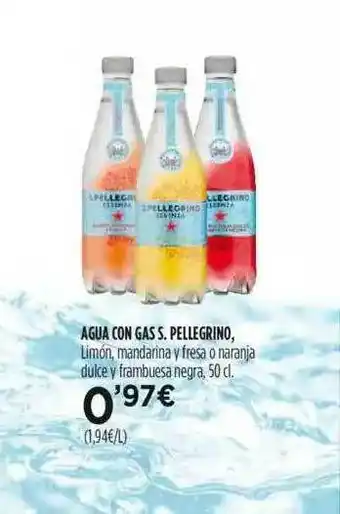 Fotoprix Agua Con Gas S. Pellegrino 50cl oferta