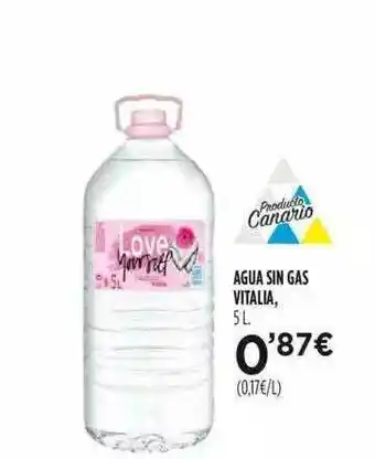 Fotoprix Agua Sin Gas Vitalia 5L oferta