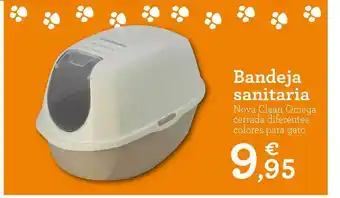 TiendAnimal Bandeja Sanitaria Nova Clean Omega Cerrada oferta