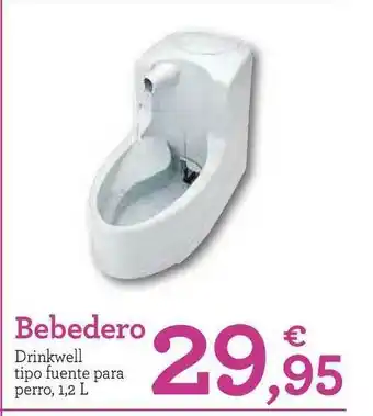 TiendAnimal Bebedero Drinkwell tipo fuente para perro, 1,2L oferta