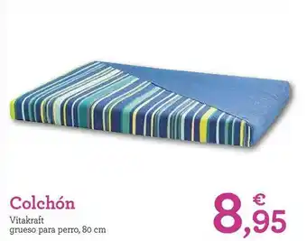 TiendAnimal Colchón Vitakraft grueso para perro, 80cm oferta