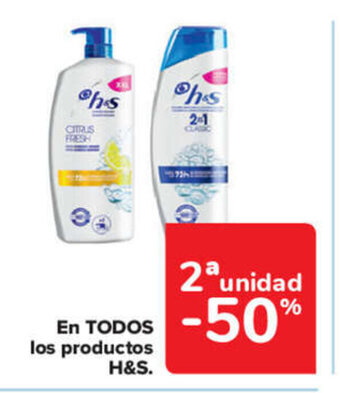 Carrefour H&S En Todos los productos oferta