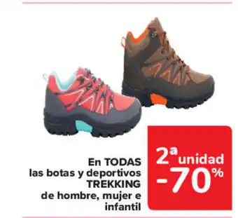 Carrefour En Todas las botas y deportivos Trekking de hombre, mujer e infantil oferta