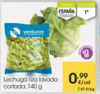Eroski Lechuga riza lavada cortada 140 g oferta