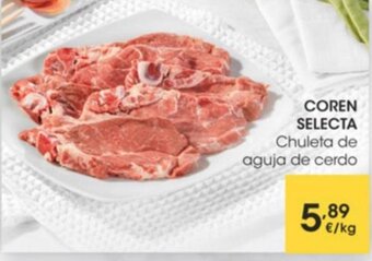 Eroski Coren Selecta Chuleta de aguja de cerdo oferta