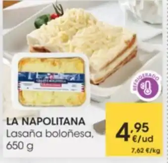 Eroski La Napolitana Lasaña boloñesa 650 g oferta