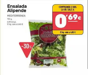 AhorraMas Ensalada Alipente Mediterránea oferta