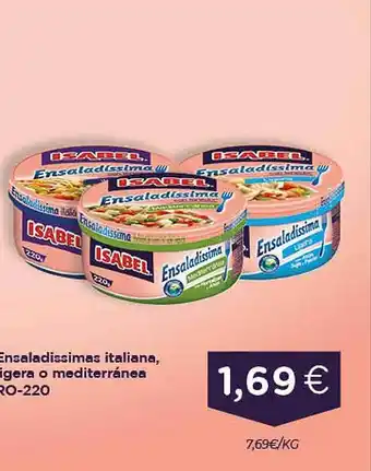 CashDiplo Ensaladissimas Italiana Tigera O Méditerránea oferta