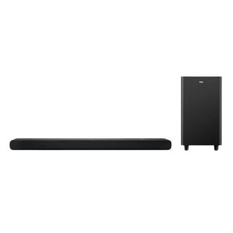 MediaMarkt Reacondicionado barra de sonido - tcl ts8132, dolby atmos-350w, 3.1.2 canales, subwoofer inalámbrico, 3 modos de sonido, negr oferta
