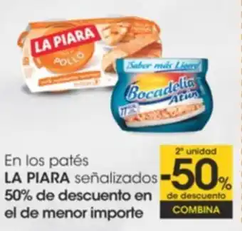 Eroski La Piara 50% de descuento en el de menor importe oferta