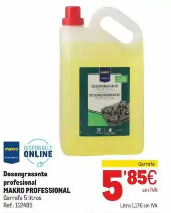 Makro Desengrasante Profesional Makro Profesional oferta
