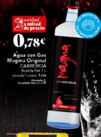 Gadis Agua Con Gas Magma Original Cabreiroa oferta