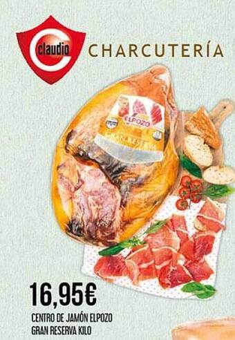 Claudio Centro De Jamón Elpozo Gran Reserva Kilo oferta