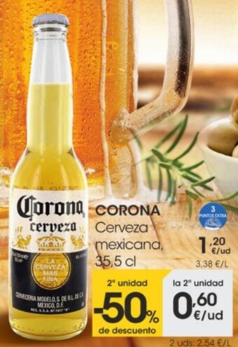 Eroski Corona Cerveza mexicana 35,5 cl oferta