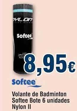 FROIZ Volante De Badminton Softee Bote 6 Unidades Nylon II oferta