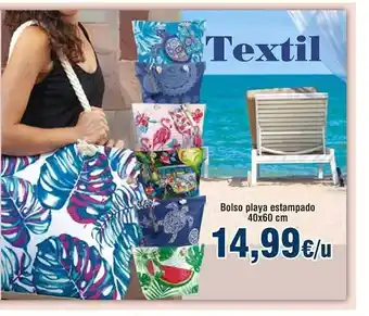 FROIZ Bolso Playa Estampado oferta