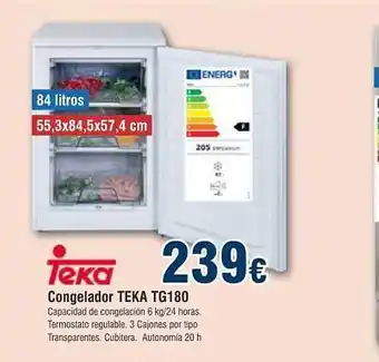 FROIZ Teka Congelador oferta