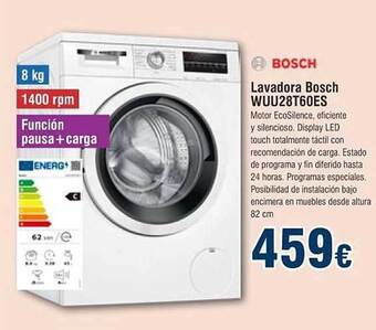 FROIZ Lavadora Bosch oferta