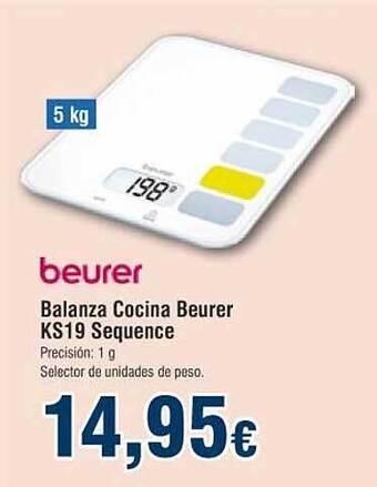 FROIZ Balanza Cocina Beurer Ks19 Sequence oferta