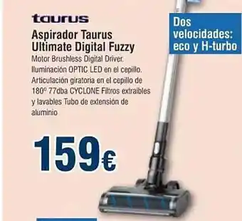 FROIZ Aspirador Taurus Ultimate Digital Fuzzy oferta