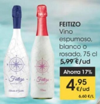 Eroski Feitzo Vino espumoso, blanco o rosado, 75 cl oferta
