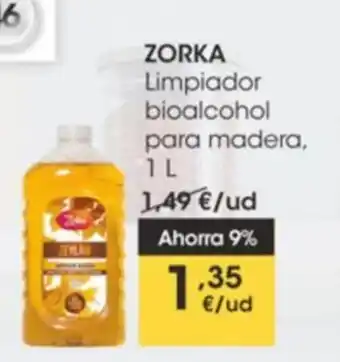 Eroski Zorka Limpiador bioalcohol para madera, 1 L oferta