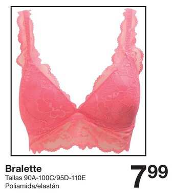 Zeeman Bralette Tallas 90A-100C/ 95D-110E oferta