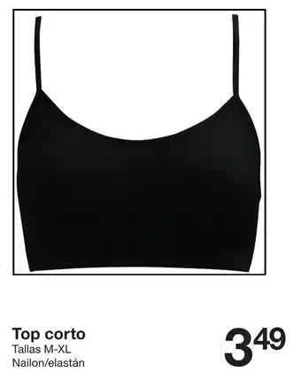 Zeeman Top Corto Tallas M-XL oferta