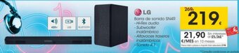 Eroski LG Barra de Sonido SN4R oferta