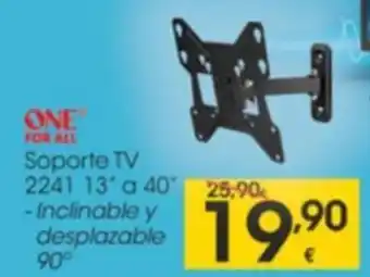 Eroski One for All Soporte TV 22471 13" a 40" oferta