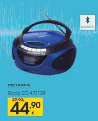Eroski Metronic Radio CD 477129 oferta