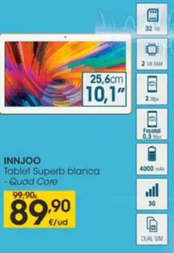 Eroski Innjoo Tablet Superb Blanca oferta