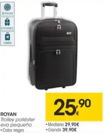 Eroski Royan Trolley Poliéster Eva Pequeño oferta