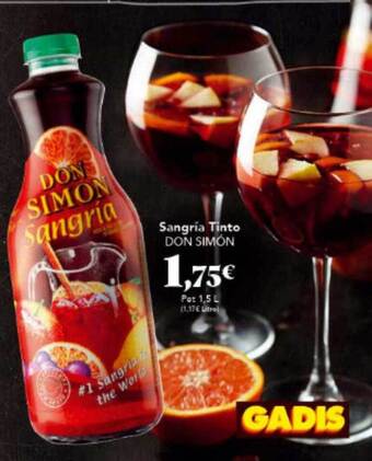 Gadis Sangria Tinto Don Simón oferta