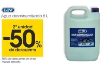 Eroski Liv Agua Desmineralizada 5 L oferta