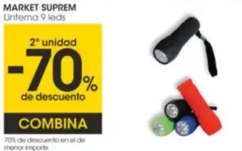 Eroski Market Suprem Linterna 9 LEDs oferta