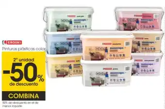 Eroski Eroski Pinturas Plásticas Color oferta