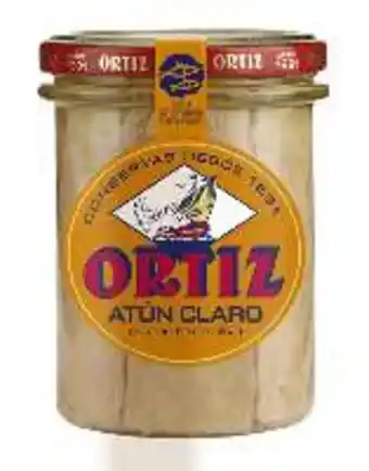 FROIZ Atún claro ortiz en aceite de oliva frasco 150 g oferta