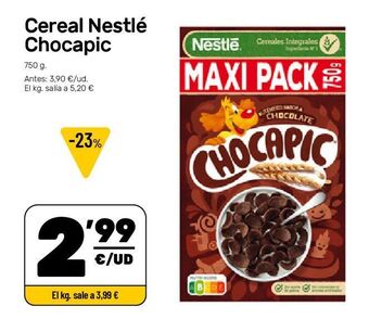 AhorraMas Cereal nestlé chocapic oferta