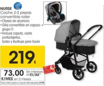 Eroski Nurse Coche 2-3 Piezas Convertible Roller oferta