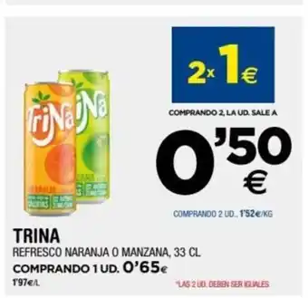 BM Supermercados Trina Refresco Naranja O Manzana, 33 Cl oferta